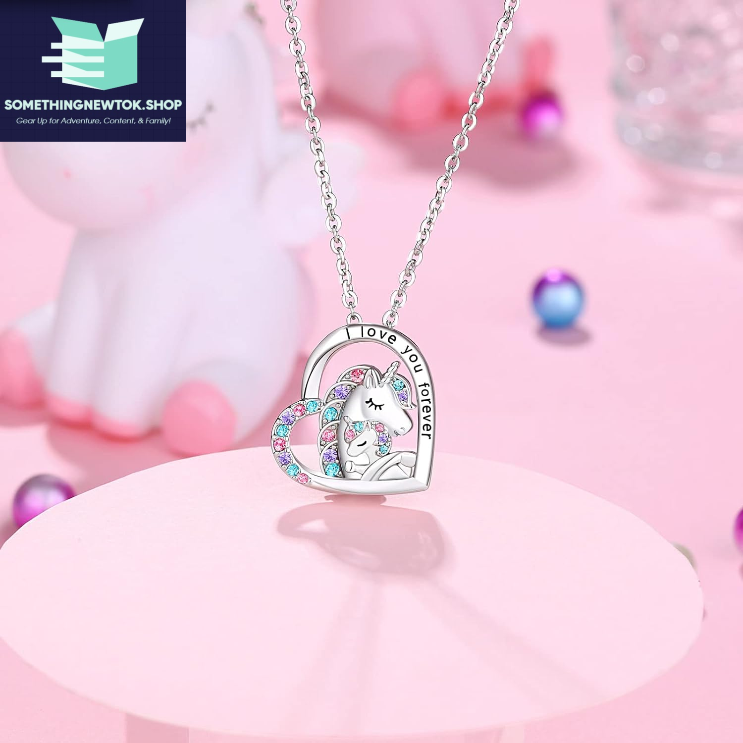 to My Daughter/Granddaughter/Niece Unicorn Necklace, Birthday Christmas Valentines Day Gifts